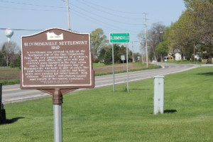 Bloomingville Settlement Marker - Erie County Ohio Historical Society