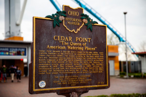 Cedar Point Marker - Erie County Ohio Historical Society