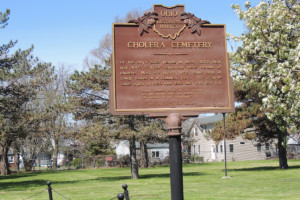 Cholera Cemetery Marker - Erie County Ohio Historical Society