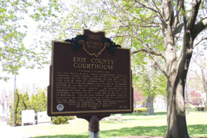 Erie County Courthouse Marker - Erie County Ohio Historical Society