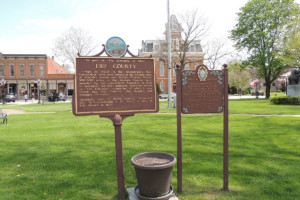 Erie County Milan Marker - Erie County Ohio Historical Society