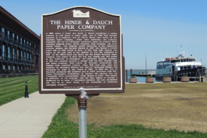Hinde & Dauch Paper Company Marker - Erie County Ohio Historical Society
