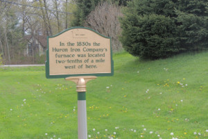 Huron Iron Company Marker - Erie County Ohio Historical Society