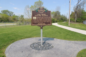 Lake Shore Electric Railway Marker - Erie County Ohio Historical Society