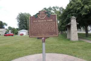 Old Meeker Farm Marker - Erie County Ohio Historical Society
