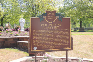 Old Perkins Cemetery Marker - Erie County Ohio Historical Society