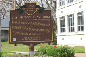 The Huron Playhouse Marker - Erie County Ohio Historical Society