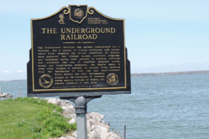 Underground Railroad Marker - Erie County Ohio Historical Society