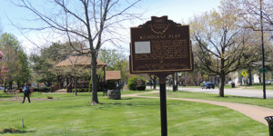 Sandusky Plat Marker - Erie County Ohio Historical Society